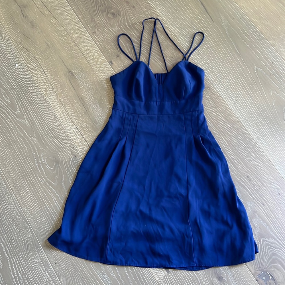 Express blue dress
